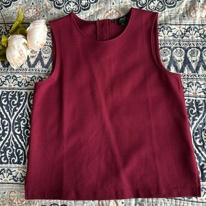 NWT J.Crew Jeweled button-back ponte top